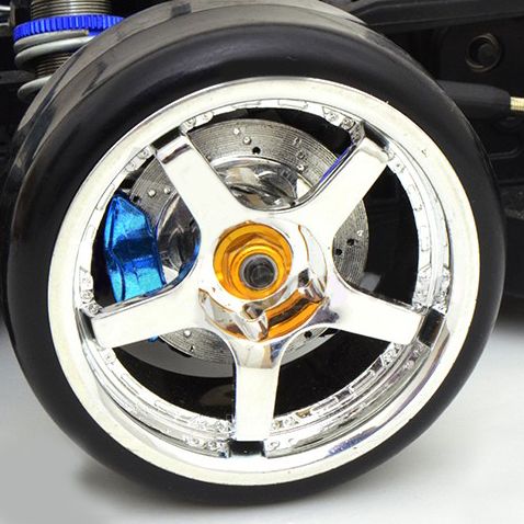 1/10 RC Car 4mm Alloy Anti-Loose Wheel Rim Lock Nut 4pcs - Gold фото 2