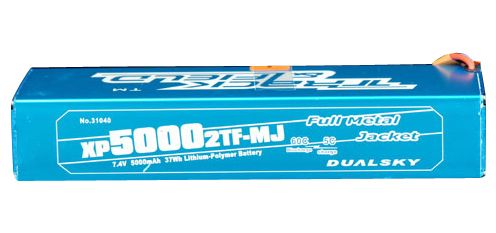 Li-Po Dualsky Metal Jacket Hard case 7.4v 5000mAh 60C фото 2