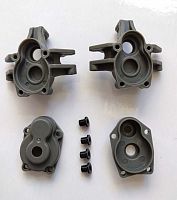 Wheel axel mounting