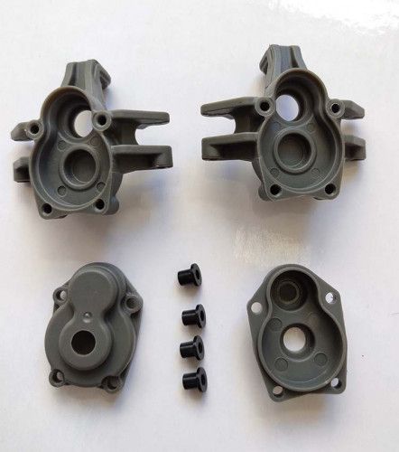 Wheel axel mounting