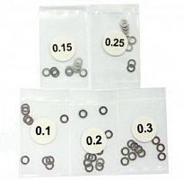 3RACING Stainless Steel 3mm Shim Spacer 0.1/0.15/0.2/0.25/0.3 Thickness 10pcs each