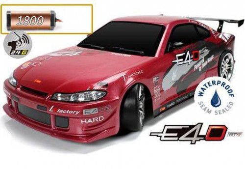 1/10 E4D (Влагозащита) RTR Drift Nissan S15 Body c аккумулятором, без З.У.