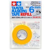 Маскировочная лента Tamiya (Малярный скотч) 6мм x 18м