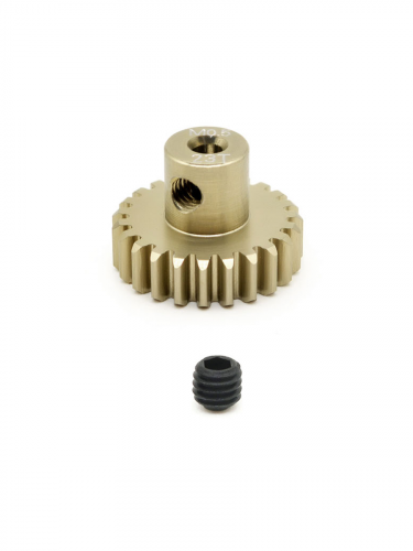 Шестерня алюминиевая Pinion gear 23T M0.5 для вала 2mm фото 3