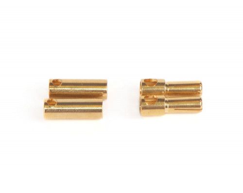 Li-Po разъёмы Speedway Slide Gold Bullet 5mm Male / Female 2 pairs фото 3