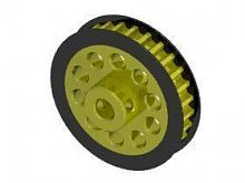 Aluminum Center Pulley Gear T28