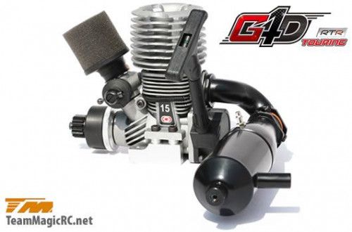 Туринг 1/10 нитро G4D Rubber Tyre RTR (2 speed)-CMR фото 9