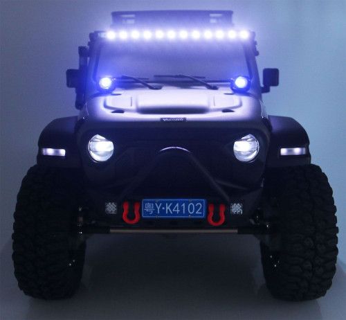 Трофи модель Yikong 4102 1/10 crawler JEEP (Yellow) RTR фото 4