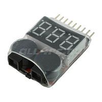 Low Voltage Buzzer for 1S-8S Li-Po Battery with LCD Display