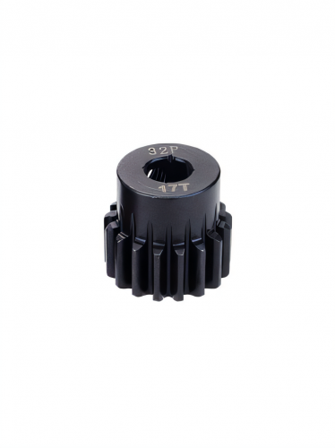 Шестерня стальная Pinion gear 17T 32P для вала 5mm фото 5