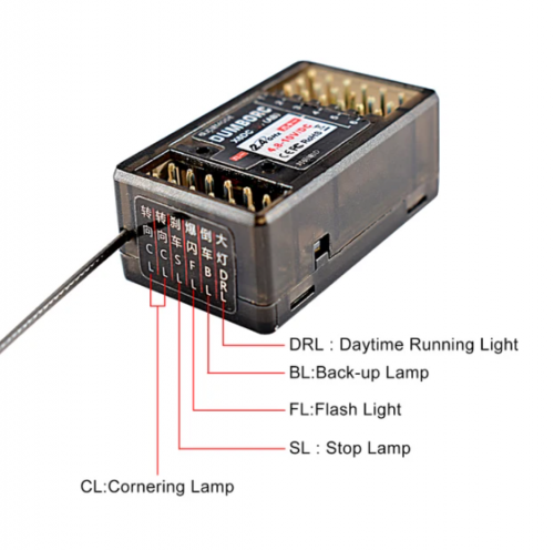 Ресивер DumboRC X6DC (LED) для моделей Yikong фото 2