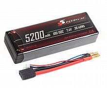 Аккумулятор Speedway Slide 139x47x25.5mm Li-Po 5200mAh 2S 7.4V 50C Hardcase TRX