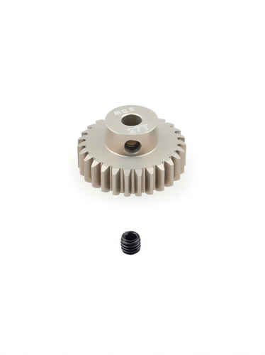 Шестерня алюминиевая Pinion gear 27T M0.6 для вала 3.17mm фото 2