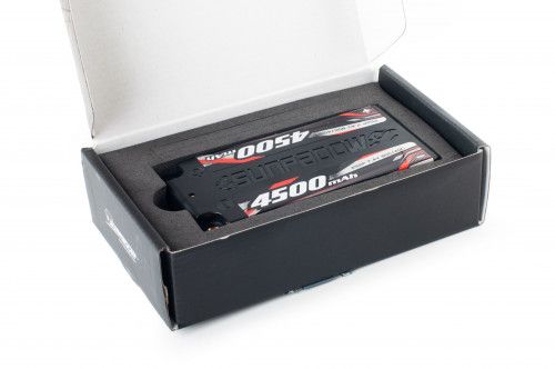 Аккумулятор Sunpadow Li-Po 2S2P 4500mAh 40C/80C T-PLUG Short Pack фото 3