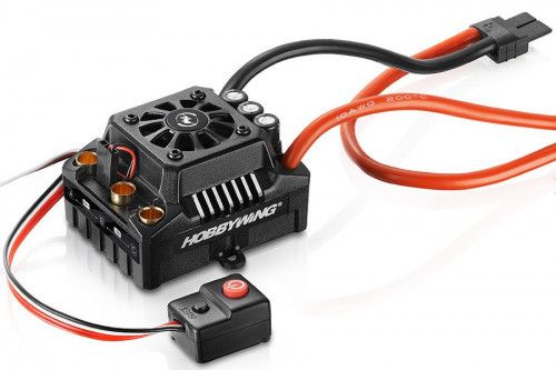 Бесколлекторная бессенсорная система Ezrun COMBO MAX8 TRX PLUG для моделей масштаба 1:8 фото 4
