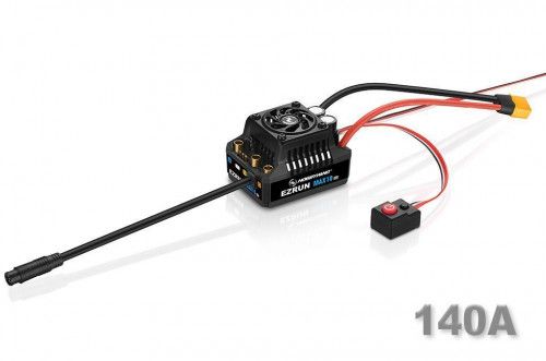 Hobbywing EzRun MAX10 G2 140A бесколлекторный сенсорный влагозащищенный регулятор 1:10 фото 3