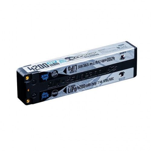 Аккумулятор Sunpadow PLATIN Li-Po 2S1P 4200mAh 120C/60C Slim LCG Pack фото 2