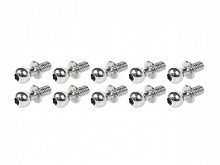 Aluminum 4.8mm Ball Stud L=6 (10 pcs) цвет Titanium