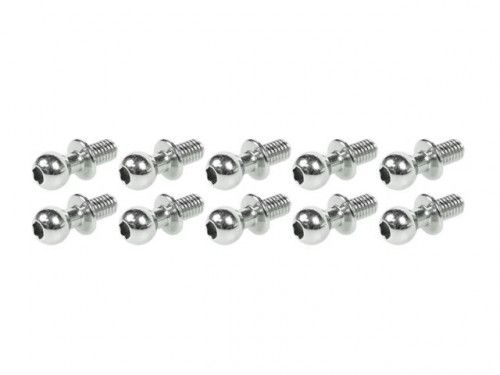 Aluminum 4.8mm Ball Stud L=6 (10 pcs) цвет Titanium