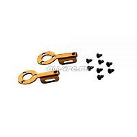 RC Car Body Alloy Clip / Holder (2шт) Gold