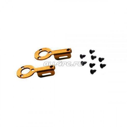 RC Car Body Alloy Clip / Holder (2шт) Gold