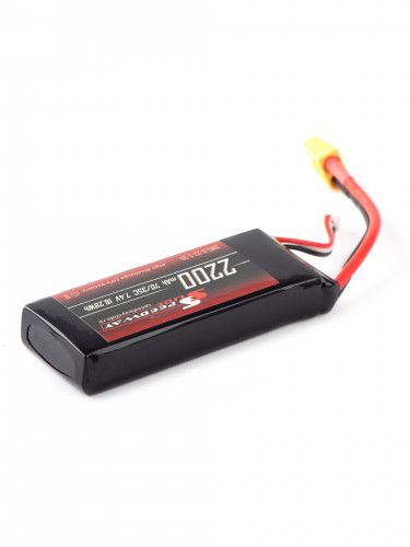 Аккумулятор Speedway Slide 74x34x17.8mm Li-Po 2200mAh 2S 7.4V 35C softcase XT60 фото 3