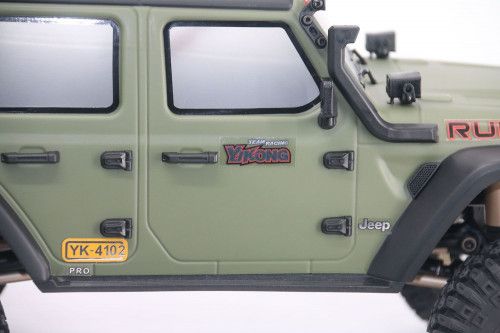 Трофи модель Yikong 4102 1/10 crawler Rubikon (Olive) RTR фото 5