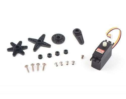 Сервомашинка JX Servo PS-2503HB-R 5pin 3.35кг / 0.09 sec / 6V mini цифровая с пластиковым редуктором для HSP фото 5