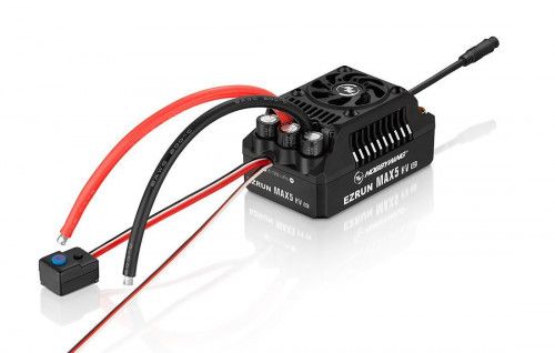 Hobbywing Ezrun MAX5 HV G2 Бесколлекторный сенсорный влагозащищенный регулятор для моделей 1/5 фото 2