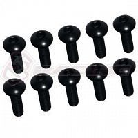 3RACING M3 x 10 Button Head Hex Socket (10pcs)