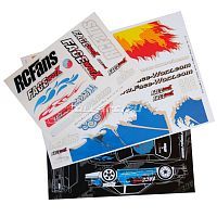 1/10 FaceWorx x RcFans Series FireWater Decals