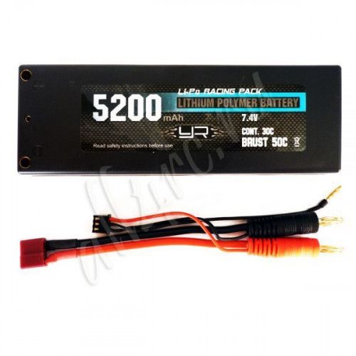 Li-Po Racing Pack 7.4V 5200mAh Burst 50c