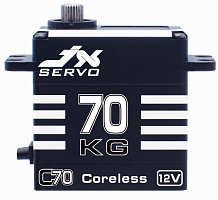 Сервопривод JX Servo C70 72кг / 0.08sec / 12V HV стандартный цифровой с металлическими шестернями