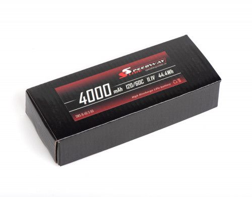 Аккумулятор Speedway Slide 132x43x22mm Li-Po 4000mAh 3S 11.1V 60C SOFT case XT60 фото 4