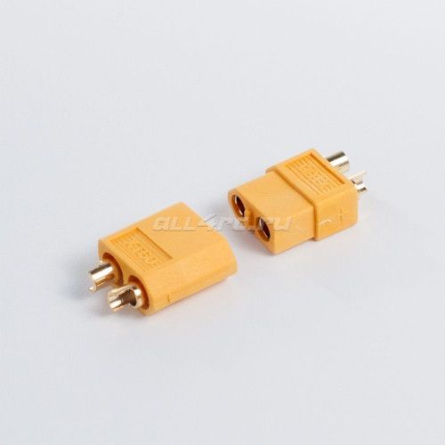XT60 Male / Female LiPo LiFe NiMh Battery Connectors Yellow