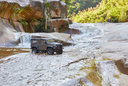 Трофи модель Yikong 4104 1/10 crawler Defender (Gray) RTR фото 7