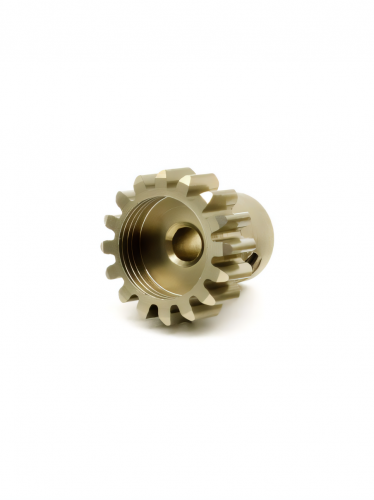 Шестерня алюминиевая Pinion gear 16T M0.5 для вала 2mm