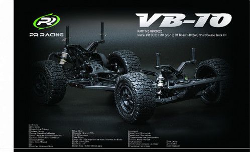 1/10 Шорткорс 2WD от PR Racing SC-201 MM (VB-10) комплектация KIT с кузовом и колёсами фото 3