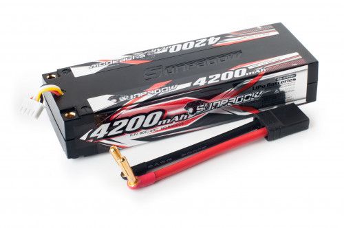 Аккумулятор Sunpadow Li-Po 3S1P 4200mAh 40C/80C TRX Hardcase