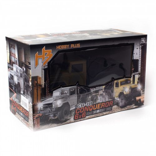 Краулер радиоуправляемый HobbyPlus CR18 Conqueror 6X6 (Camo) 1/18 RTR фото 15