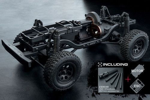 Трофи модель CMX от MST (Max Speed Technology) 1/10 4WD набор для сборки KIT 267mm с мотором и регулятором