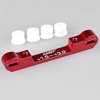 Adjustable alum. suspension mount (+1.5-+3.0) (red)