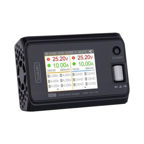 ToolkitRC M6D 500W 1-6S универсальное зарядное устройство фото 7