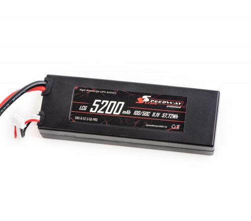 Аккумулятор Speedway Slide Li-Po PRO LCG Series Hard case 11.1v 5200mAh 50C XT60