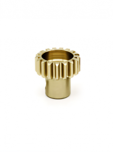 Шестерня алюминиевая Pinion gear 17T M0.5 для вала 2mm фото 6