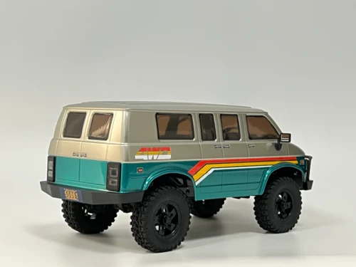 Краулер радиоуправляемый HobbyPlus CR18P EVO Rock Van (Beige) 1/18 RTR фото 4