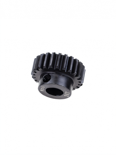 Шестерня стальная Pinion gear 24T M0.6 для вала 5mm фото 3