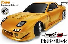 1/10 E4D Brushless RTR Drift Mazda RX-7(FD3S) Body без аккумулятора и зарядного устройства