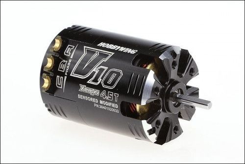 Бесколлекторный сенсорный мотор Xerun V10 10.5T/3650 для шоссейных и дрифтовых моделей масштаба 1/10