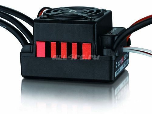 Бесколлекторный влагозащищенный регулятор Quicrun WP-10BL60 для моделей масштаба 1:10 фото 4